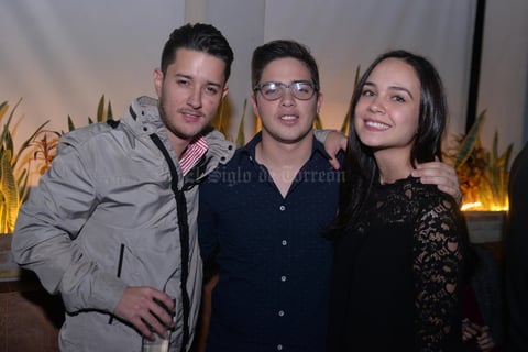 Luis, Eduardo y Samantha