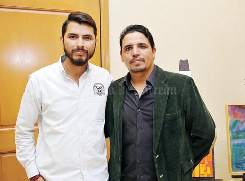 08012017 EN RECIENTE EVENTO.  José Luis y Juan de Dios.
