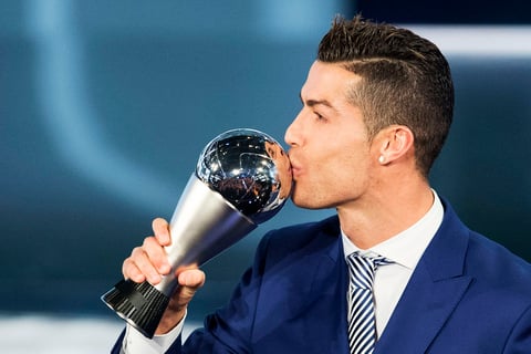 Cristiano Ronaldo ganó el premio a Mejor Jugador.