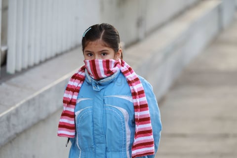 Los niños y niña de la capital duranguense tuvieron un regreso a clases helado.