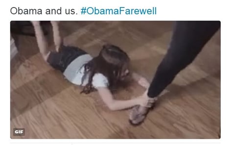 Según los usuarios de las redes sociales, todos los que extrañarán a Obama estarán de esta manera.