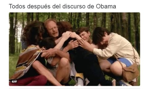 Así se sentían los usuarios ante el discurso de Obama.