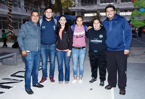 12012017 César, Alberto, Dayna, Fátima, Cristina y Said.