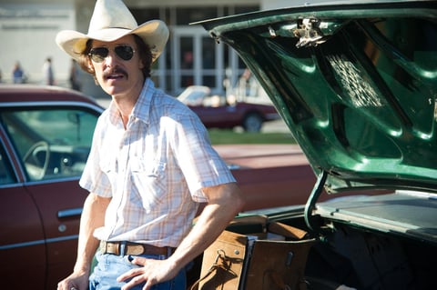 Matthew McConaughey siempre destacó por su gran atractivo físico. Sin embargo, para Dallas Buyers Club, el actor se sometió a un estricto cambio de peso que lo hizo bajar 23 kilos.