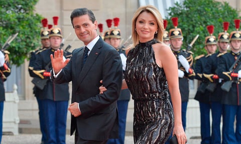 El presidente Enrique Peña Nieto y Angélica Rivera
