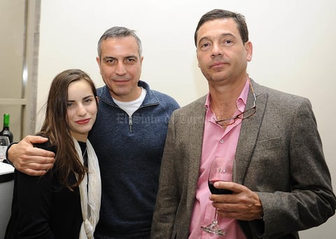 Mariana Villarreal, Alberto Villarreal y Alberto Gutiérrez