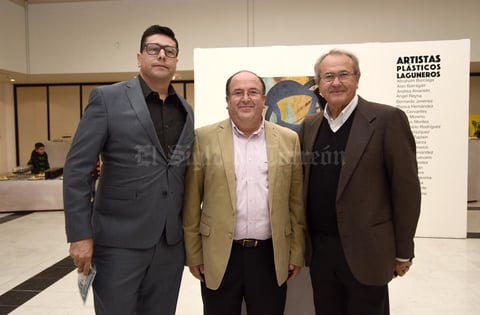 21012017 Armando Guerrero, Luis Arturo Dávila de León y Fermín Cuéllar.