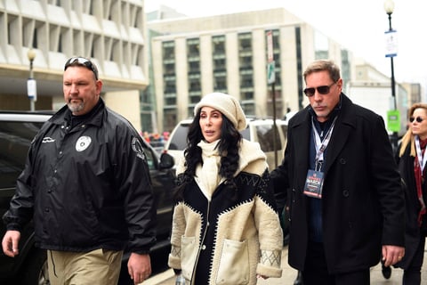 La marcha tuvo el apoyo significativo del mundo del espectáculo con estrellas como Cher, Scarlett Johansson, Ashley Judd, Melissa Harris-Perry y el documentalista Michael Moore.