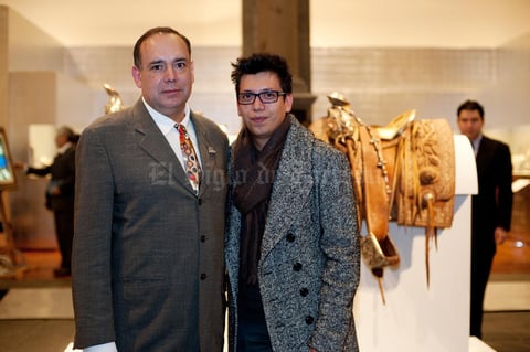 23012017 EN EL PALACIO DE ITURBIDE.  Juan Rafael Rivera Coronel y Pineda Damián.