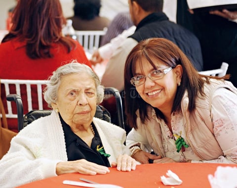 23012017 FESTEJO DE MáS VIDA.  Josefina Gutiérrez y Tere Chávez.