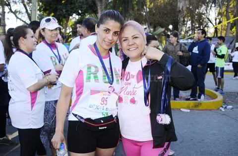 23012017 EN RECIENTE CARRERA.  Patricia Frausto y Montse García.