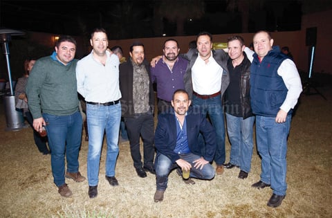 23012017 REUNIóN DE EXALUMNOS.  Daniel, Salvador, Rafael, Carlos, Juan y Rolando.