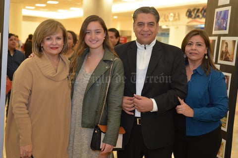 28012017 EN INAUGURACIóN.  Jesús de Lara, Apolo Flores, Alfonso Arizpe, Armando Fernández y Alberto Pérez.