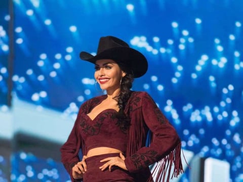 La mexicana ya no alcanzó a pasar a las últimas 6 participantes, ronda en la que se les hacen preguntas.
