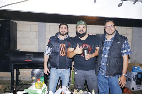 29012017 Mario Macías, Matías Sosa, Carlos Braña, Claudio Ávalos, Juan González y Enrique Macías.