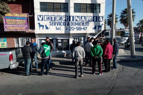 El director de Construcción de Obras Públicas, Pablo Ramirez, los atendió y explicó que los trabajos van en tiempo.