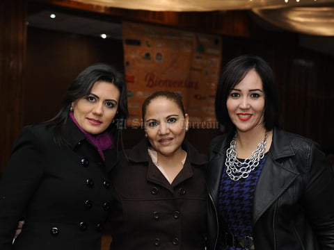 María Elena Tovalín, Luz Celia de la Fuente y Bárbara de la Paz