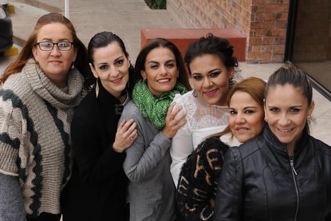 Mesa directiva Ana Cristina Gómez, Rosa María de la Fuente, Sanjuana Salinas, Cristina Ruizdiaz, Sara Argüelles y Julieta Alarcón