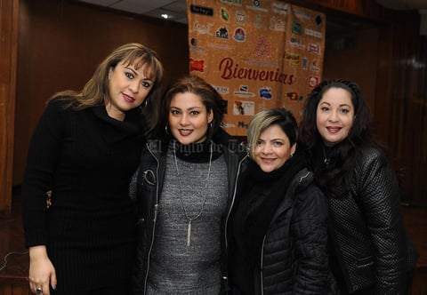 Mónica Mora, Kelly Jaik, Vero Orozco y Gaby Ceballos