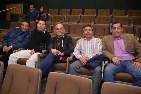 04022017 COMPAñEROS.  Abel, Ismael, Gerardo, Daniel y Carlos.