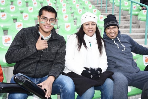 05022017 EN EL FUT.  Arturo Muñiz, Yolanda Torres y Alejandro Arias.