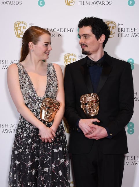 La La Land fue la triunfadora de esta edición de los Bafta del cine británico al ganar cinco de los nueve premios a los que optaba.