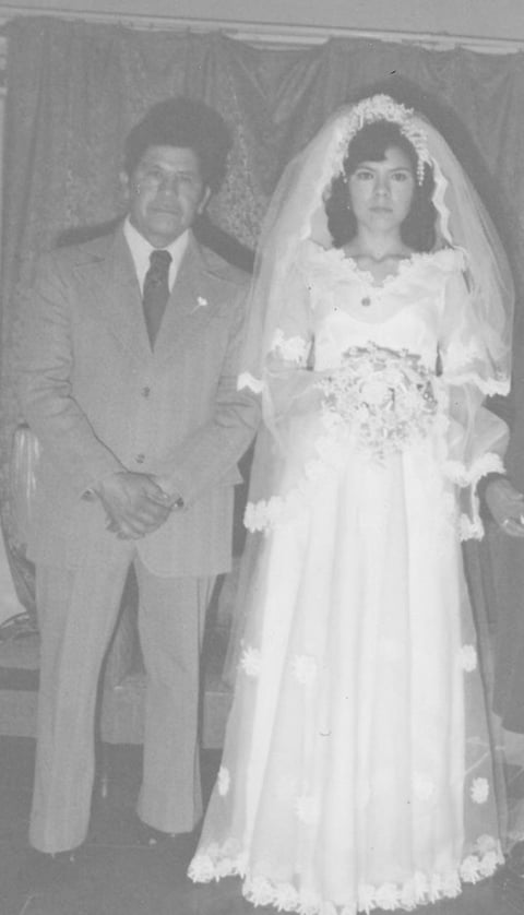 12022017 Heliodoro Ruiz Ramírez y Silvia Ruiz Mireles en 1976.