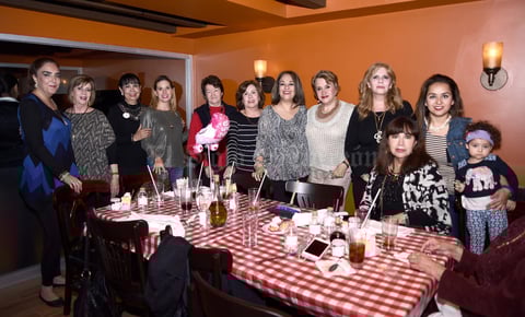 20022017 Sara, Rebeca, Lily, Olga, Silvia, Marusa, Juanny, Chayo, María Luisa y Cristina.