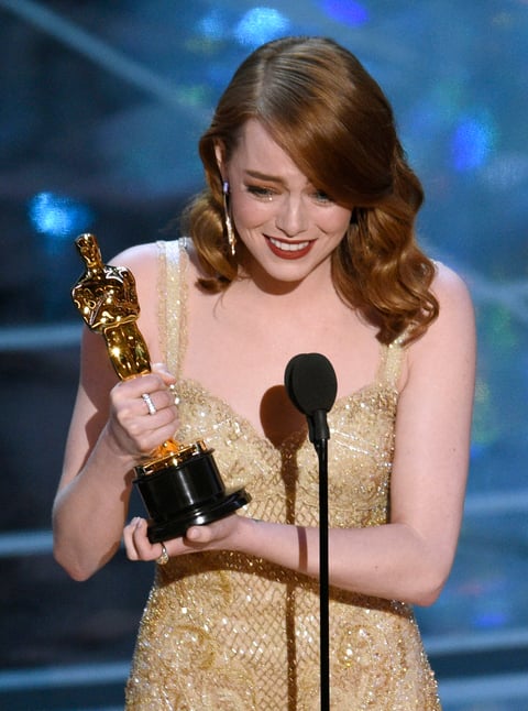 Emma Stone mereció la estatuilla a Mejor Actriz.