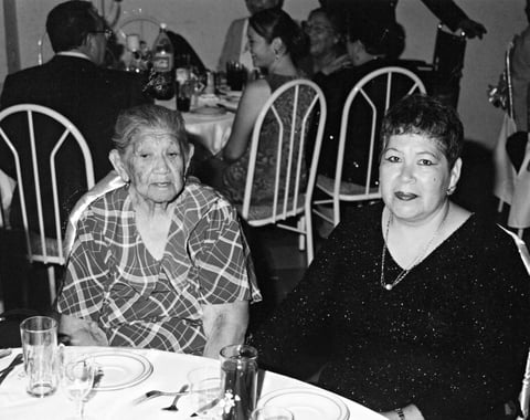 26022017 Pascuala Tabares y su hija, Martha Hernández Tabares, hace algunos años.