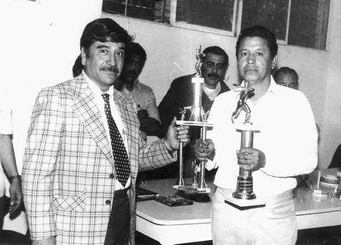 26022017 Salvador Macías (f) y Alfredo Medrano en 1972.