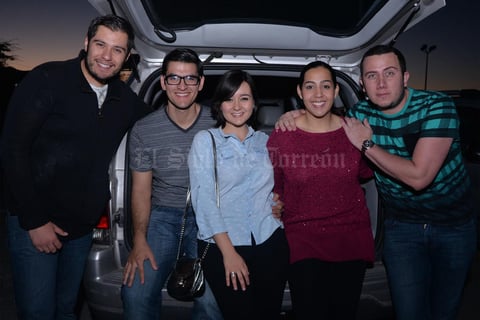 28022017 Miguel, Diego, Ale, Ana y Paul.
