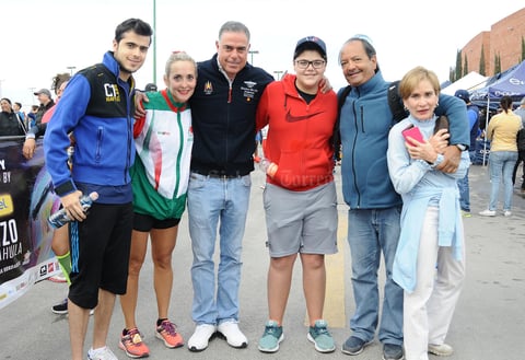 Javier, Susy, Javier, Joaquín, César y Susana