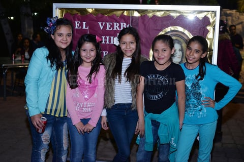 15032017 Camila, Galea, Ana, Sofía y Nelly.