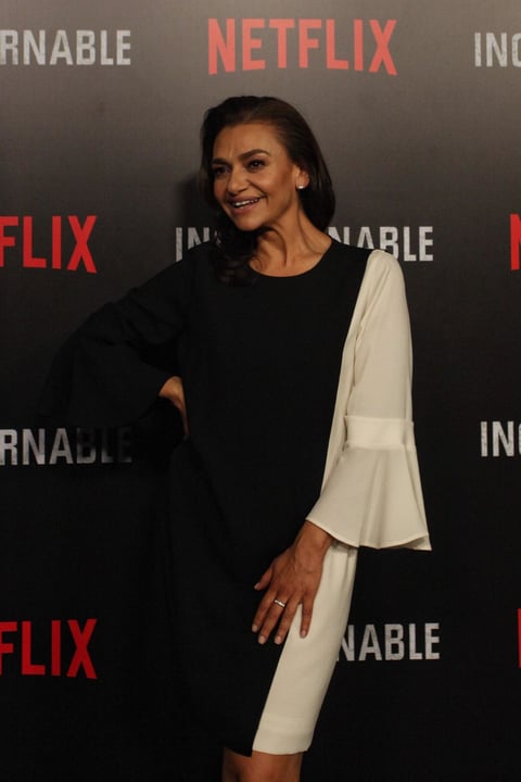 “Las escenas fueron muy cuidadas fue un gran despliegue de producción para que todo tuviera coherencia y se sintiera que sucedía en el mismo lugar, así que no notarán cuál es la doble y cuál soy yo", comentó.