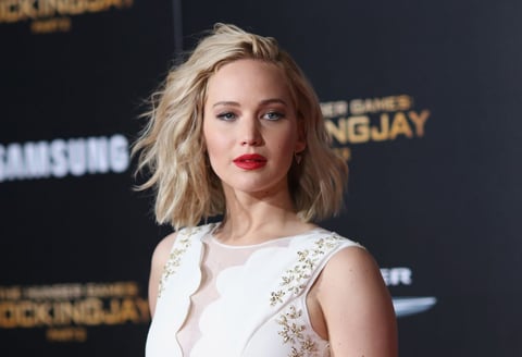 La actriz Jennifer Lawrence entra al Libro Mundial de Récord Guinness por que es la heroína de películas de acción que ha ganado más dinero en el año.