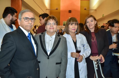 Manuel Olhagaray, Mayela Ramos, María Luisa de la Rosa y Elisa Cobos