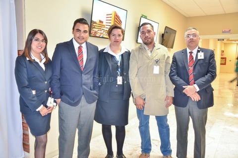 Sandra, Luis, Angélica, Carlos y Carlos