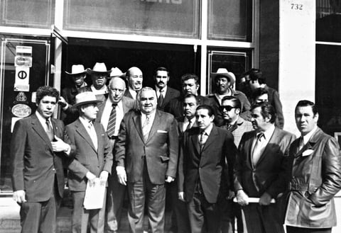 02042017 Prof. Óscar Torres, Prof. Sánchez Rodríguez, Lic. González Carielo, Lic. Perales, Sr. Enrique González, Lic. Jesús Reyes, Lic. Benavides, Sr. Juan Abusaid y Lic. Víctor González.