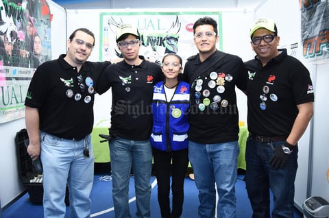 02042017 Héctor, Guillermo, Paula, Kal-el y Uriel.