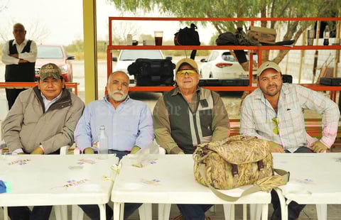 02042017 SERIAL DE TIRO.  Gonzalo, Luis, Gerardo y Sergio.