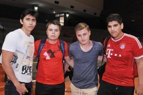 08042017 Pablo, Jesús, Rodrigo y Guillermo.