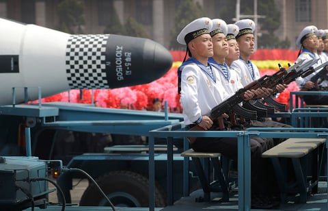 Este podría ser un nuevo misil balístico intercontinental (ICBM) de combustible sólido.