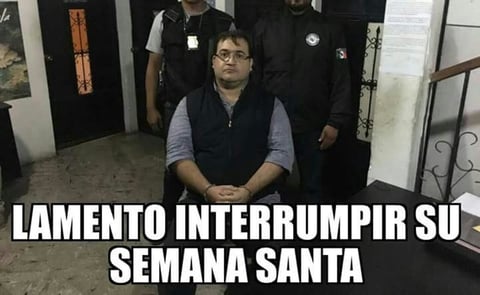 Detención de Javier Duarte 'libera' los memes