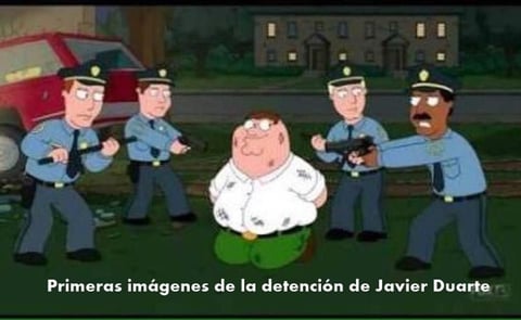 Detención de Javier Duarte 'libera' los memes