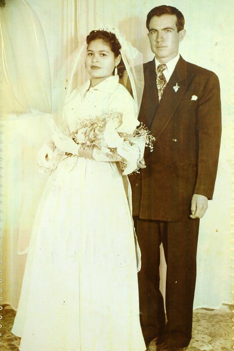 16042017 Josefina Martínez Pacheco y Longino Guerra González cumplen 62 años de matrimonio.