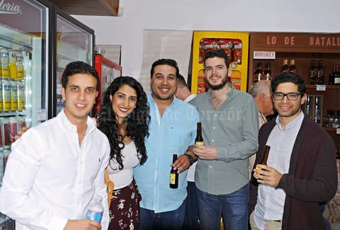 25042017 EN APERTURA.  Enrique, Penélope, Armando, Andrés y Juan.