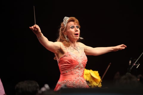 La Orquesta Sinfónica de la Academia Cesaretti regaló este concierto a los niños duranguenses para conmemorar su día por adelantado.
