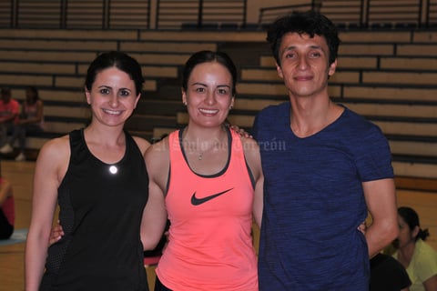 Karen, María y Fabián
