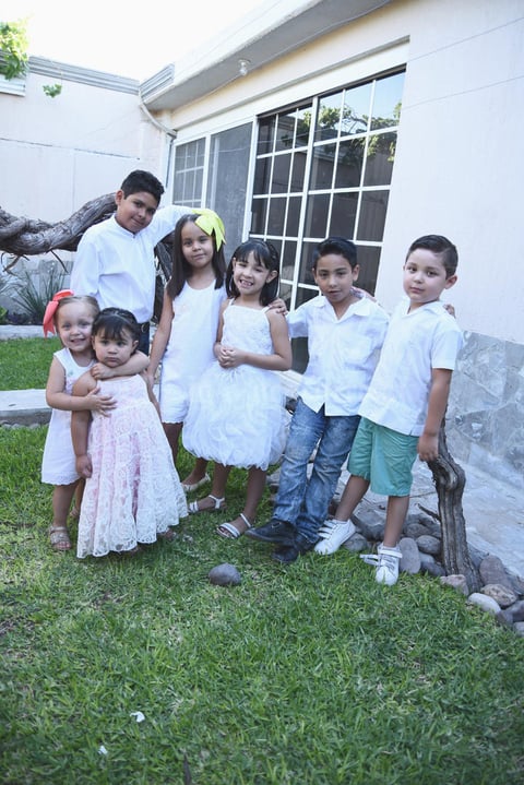 30042017 Reunión de primos: Juan Carlos Montelongo Ibarra, Renata Ibarra, Valeria García Ibarra, Iker Miguel Montelongo Ibarra, Sebastián Ibarra, Michelle Ibarra y Linda Rocío García Ibarra.
